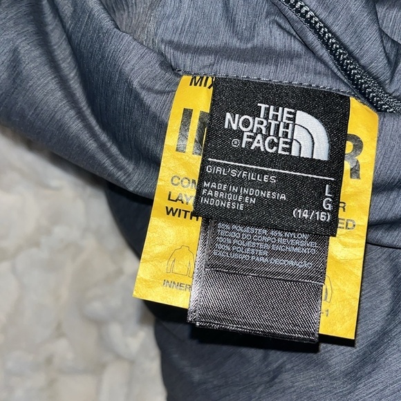 THE NORTH FACE REVERSIBLE MOSSBUD SWIRL JACKET GIRLS' SIZE 14-16 - Picture 9 of 10